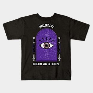 Warlock Life - Sold My Soul To The Devil Kids T-Shirt